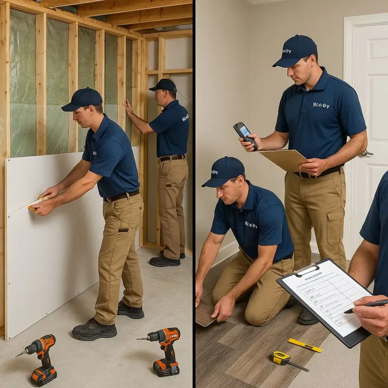 Repairs and Reconstruction process in Pike Creek, DE